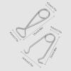 2pc Outdoor Fish Jaw Spreader Stainless Steel Water Bottle Hanger for Camping Hiking Convenient Hanging Hook Water Bottle Hook view 3