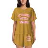 NineFit Basics Custom sleepwear women Personalized pajamas with logo name photo Customized pajamas set with face Short Sleeve Birthday Peru Medium view 4