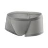 JEKE-DG Men's Ice Silk Trunks Underwear Seamless Thin Boxer Briefs Multipack Summer Comfort Boxer Shorts Underpants (Large,Grey-1pc) view 1