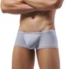 JEKE-DG Men's Ice Silk Trunks Underwear Seamless Thin Boxer Briefs Multipack Summer Comfort Boxer Shorts Underpants (Large,Grey-1pc) view 3