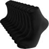 ACCFOD Womens Black Ankle Socks Thin Cotton Gym Socks Athletic Mini Crew Socks 5-9 view 1