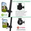 SHEJISI Golf Cart Mirrors,Golf Cart Mirrors Rear View is Universal Fits 0.7"-1.35" Square Rail,No Drilling,360 Rotation,Foldable,High Definition,Durable Anti-Shudder,Fits Club Car,EZGO,Yamaha,Zone view 3