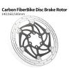 180mm Bike Disc Brake Rotor with 6 Bolts for Road Bike Mountain Bike E-bike Pro Light Weight Carbon Fiber & High Carbon Steel Bicycle Rotor view 2