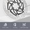 180mm Bike Disc Brake Rotor with 6 Bolts for Road Bike Mountain Bike E-bike Pro Light Weight Carbon Fiber & High Carbon Steel Bicycle Rotor view 3