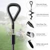 Phopich 6 Pack 18" Long Ground Anchor, Heavy Duty Earth Anchors 18 inch Ground Anchors Screw in Kit with T-Handle Hex Wrench for Camping Tent, Swing Sets, Securing Animals, Sheds, Trampoline view 4