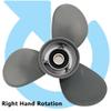 AQUAMAN Aluminum 11 5/8X11 Outboard Boat Propeller fit Honda Engine BF35-60Hp 13 Spline Tooth,OEM Parts No.59130-ZV5-011AH view 3