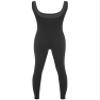 Sxiwei Mens Footless Tank Top Bodysuits Stretchy Ribbed Jumpsuits Striped Unitard Full Body Shaper Black 3X-Large view 4