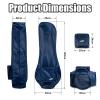 PLAYEAGLE Golf Bag Rain Cover, 300D PVC Waterproof Cover for Golf Club Bag, Durabale, Lightweight and Easy to Maneuver (Red) view 3