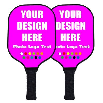 Custom Pickleballs Paddles, Customized Pickleballs Paddles with Comfort Grip, for Paddles, Fuchsia