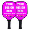 Custom Pickleballs Paddles, Customized Pickleballs Paddles with Comfort Grip, for Paddles, Fuchsia view 1