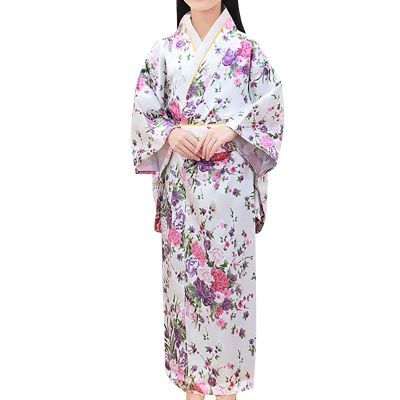 Toddler Kids Baby Girls Outfits Clothes New Year Dress Up Kimono Robe Girls Lace Dress Ballgown for (White, 6-7 Years)