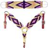 Cheval's International Wool Equine Horse Cinch, Mohair Saddle Cinch Girth, Western Horse Riding Supplies Horse Riding Equipment and Stylish Collar Accessories (MBG-03, Cinch Size 26" L x 4" W) view 1