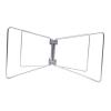 Aymzbd Foldable Cooler Stand Luggage Rack Foldable Fridge Ice Box Holder Universal Stand Cooler for Outdoor, Camping, BBQ, Travel, L Silver view 1