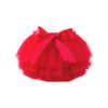ZFZDRen 6M-3T Infant Baby Girl Tutu Skirt Toddler Girls Solid Color Tulle Skirts Birthday Outfits with Headband (3 Years,Red) view 1