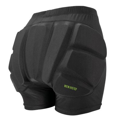 Kids Butt & Hip Padded Shorts for Skating,Youth Hip Protection Pads Figure Skating Shorts Crash Butt Pads for Tailbone & Butt (Black, Small)