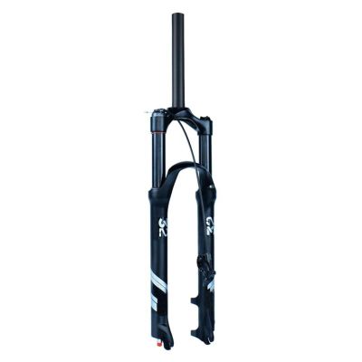 ZECHAO Bike Shock Absorber Forks,1-1/8" Lightweight Alloy 2 6/27.5/29inch Disc Brake Mountain Bike Suspension Forks (Color : Black-RL, Size : 26inch)