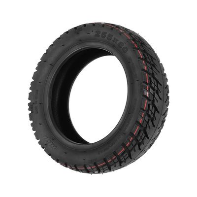 XIBANY Motorized Scooter 10inch 255x80 Off-Road Tubeless Tires for Kaabo Mantis W Arrior Electric Scooter Replacement Tyre Nozzle Road Accessories Parts Motorized Scooter (Color : Tire and Nozzle)