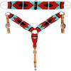 Cheval's International Wool Mohair Free Size Breast Collars and Cinch Combo : Premium Quality Horse Riding Equipment and Stylish Collar Accessories (MBG-05, Cinch Size 24" L x 4" W) view 1