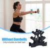 Dumbbell Rack Stand 3 Tier Weight Holder Triangular Weight Rack Anti Loosening Screw Fixation for Home Gym Exercise(9.06 x 8.86 x 3.35inches) view 4