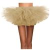 WDPL Women's Mini Ballet Halloween Tutu Costume Tulle Skirt Khaki X-Large view 1