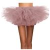 WDPL Women's Mini Ballet Halloween Tutu Costume Tulle Skirt Dusty Pink Medium view 1