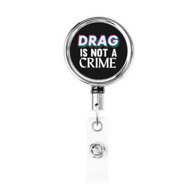 YOMCONECT Drag is Not A Crime Stay Polished with Our Adjustable Full Frame Badge Clip