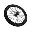 349/406/451 BMX Wheelset Folding Bicycles Wheel Disc Brake Rim 40mm High Quick Release Carbon Fiber Hub 100/135mm 8 9 10 11 12 Speed 24 Holes (Size : Black_406) view 2