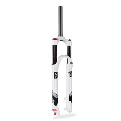 ZECHAO Rebound Adjust Mountain Bike Suspension Fork,26 27.5 29in Ultralight Aluminum Alloy 9mm Axle Air Supension Front Fork (Color : Straight-hl, Size : 29inch)