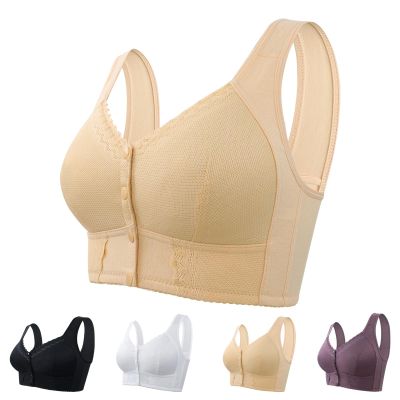 ZZZIQUN Luvisystore Bra, Luvisy Bra, Womens Luvisy Stretchy Front Closure Breathable Bra for Seniors (Beige,44/100)