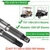 Cartalia Golf Cart Rear Axle Shaft with Bearing Seal Kit for 1994-2013 EZGO TXT/Medalist Electric Models, Replace #20377-G11#20377-G12 Driver Side+Passenger Side (16 3/4" + 23 7/8" Length) Axle Shaft view 2