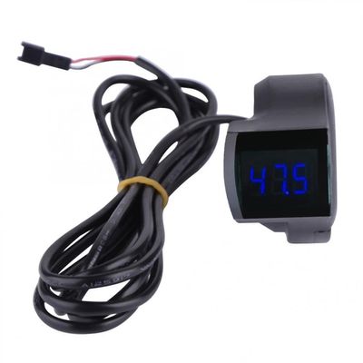 XIBANY Motorized Scooter Electric Bicycle Voltage Display Voltmeter Display e Scooter Power Display Electric Bike E-Bike Accessories 12-99V Universal Motorized Scooter