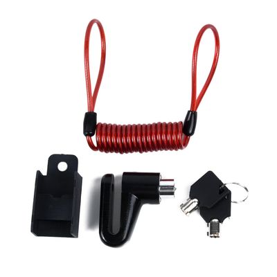 XIBANY Motorized Scooter 1 Set Anti-Theft Bicycle Electric Scooter Disc Brake Wheels Lock for Xiaomi Mijia M365 Cycling Scooters Motorcycles Accessories Motorized Scooter (Color : Black)