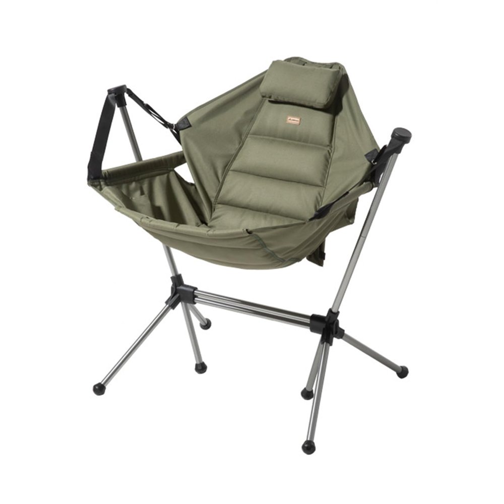 Beach Chair Lounger Foldable Lightweight Folding Sun Lounger - Portable Fishing Chair for Beach Or Lawn with Adjustable Backrest Camping Chair Outdoor for Patio Garden Beach Pool , Olive green