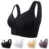 ZZZIQUN Luvisystore Bra, Luvisy Bra, Womens Luvisy Stretchy Front Closure Breathable Bra for Seniors (Black,42) view 1