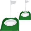 2-Pack Golf Practice Putting Cup with Flag, BENACES Golf Training Putters Portable Golf Hole Training Aids, Suitable for Indoor Outdoor Golfers view 1
