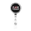 YOMCONECT America Fuck Yeah Stay Polished with Our Adjustable Full Frame Badge Clip view 1