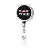 YOMCONECT America Fuck Yeah Stay Polished with Our Adjustable Full Frame Badge Clip view 2