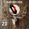 MSSOHKAN 6 Pack European Mount Skull Hanger Deer Skull Mount for Deer Mule Antelope Coyote and Small Game Animals with Silicone Protector Red view 3