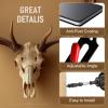 MSSOHKAN 6 Pack European Mount Skull Hanger Deer Skull Mount for Deer Mule Antelope Coyote and Small Game Animals with Silicone Protector Red view 4