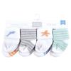 Hudson Baby Unisex Baby Cotton Rich Newborn and Terry Socks, Starfish, 0-6 Months view 2