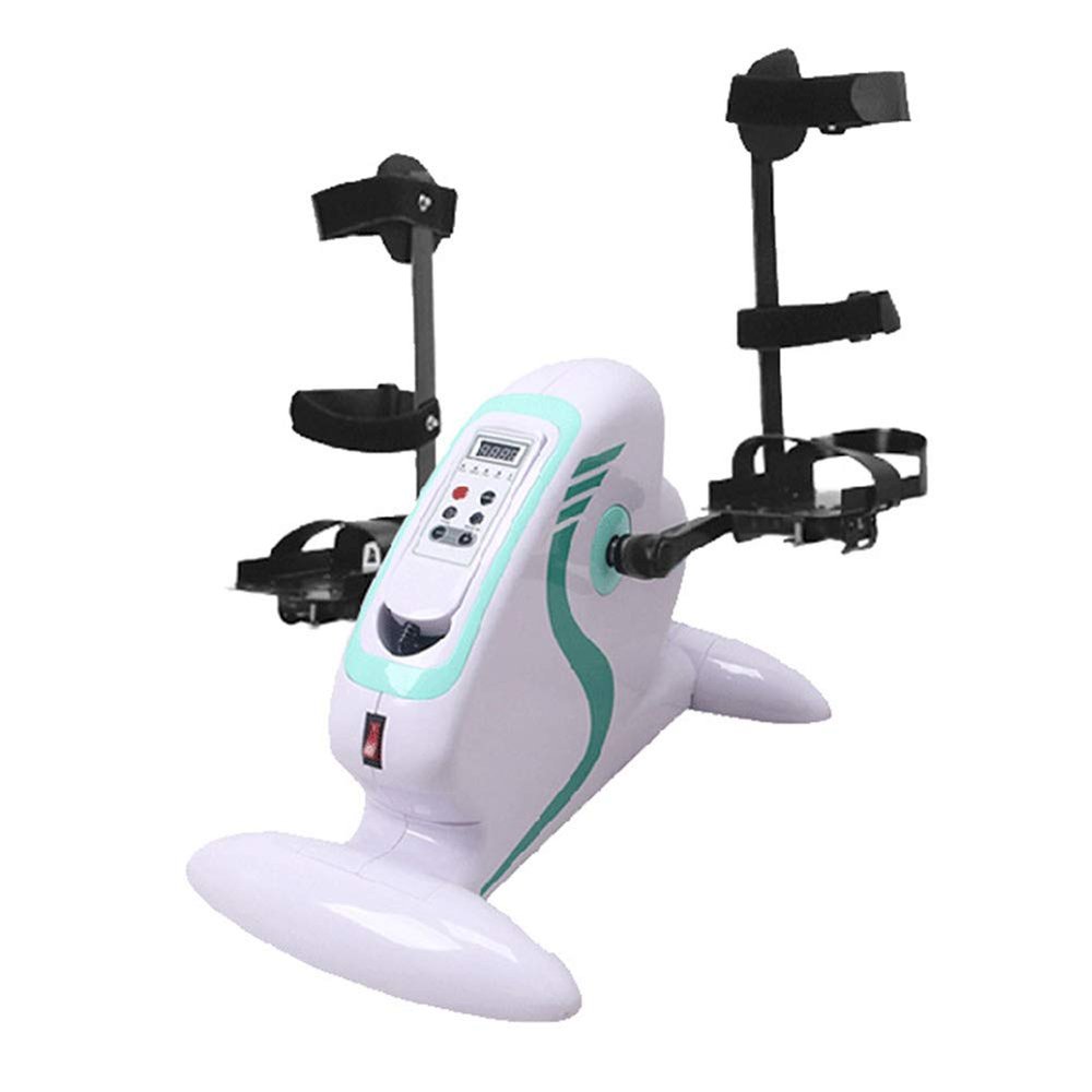 XJZHANG Under Desk Exercise Bike Pedal Exerciser - Mini Exercise Bike for Leg/Arm Rehabilitation Cycle Bike Foot Pedal Exercise Machine with LCD Display and Remote Control