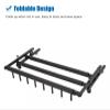 Adjustable Tennis Racket Stand for 7 Racquets, Detachable Badminton Racket Rack Floor Standing, Anti-Scratch Sponge Padded Guitar Holder view 4