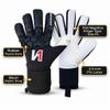 ONEKEEPER ACE | Professional-Level Goalkeeper Glove for Adult & Youth | GK Soccer Goalie Gloves | 3.5 mm Contact Latex | Negative Cut (Black and White, 8) view 3