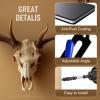 MSSOHKAN European Mount Skull Hanger Deer Skull Mount for Deer Mule Antelope Coyote and Small Game Animals with Silicone Protector Blue 1 Pack view 2