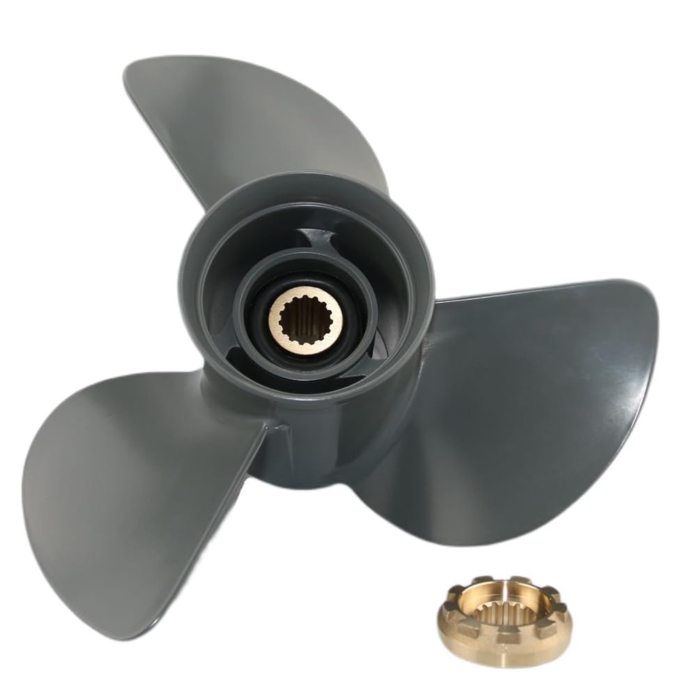 AUQAMAN 13 1/2x15 Boat Propeller fit Honda Outboard Engine BFP60/BF70/75/90/115/130HP 15 Spline Tooth,OEM 58130-ZW1-015AH