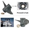 AUQAMAN 13 1/2x15 Boat Propeller fit Honda Outboard Engine BFP60/BF70/75/90/115/130HP 15 Spline Tooth,OEM 58130-ZW1-015AH view 2