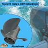 AUQAMAN 13 1/2x15 Boat Propeller fit Honda Outboard Engine BFP60/BF70/75/90/115/130HP 15 Spline Tooth,OEM 58130-ZW1-015AH view 3