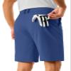 TACVASEN Mens Dress Shorts Quick Dry Stretch Lightweight Casual Work Golf Shorts Men Water Resistant Breathable for Summer Bluegray view 2