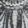 1920s Sequin Beaded Shawl Wraps Fringed Evening Cape Women's Flapper Accessories Bridal Shawl Flapper Cover Up view 4