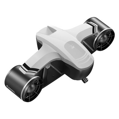 Camolech ROBOSEA Seaflyer Seascooter 800W Underwater Scooter 100ft Depth Water Propellers Diving Equipment for Swimming Pool Sea (White)